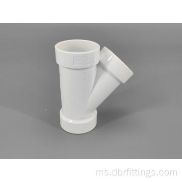 UPC PVC Fittings Wye untuk Pembinaan Baru